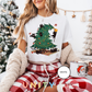 Cute Cat Christmas Tree | Christmas Cat Tree Climber T-shirt & Sweatshirt