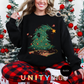 Cute Cat Christmas Tree | Christmas Cat Tree Climber T-shirt & Sweatshirt